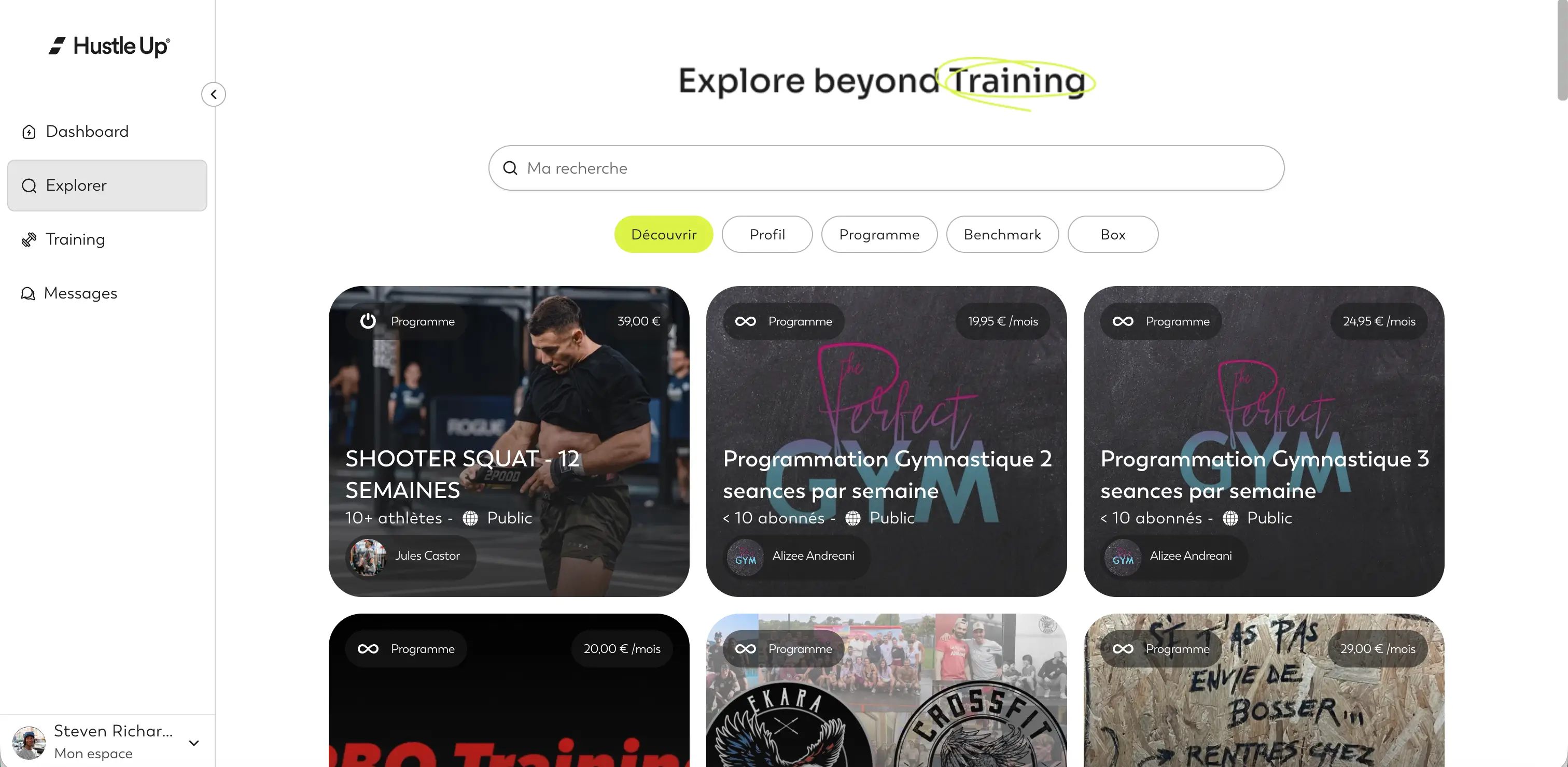 Hustle Up - Explorer